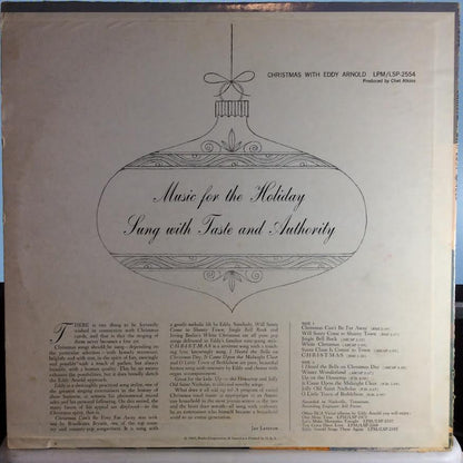Eddy Arnold - Christmas With Eddy Arnold (VINYL) | Excellent+ (EX+) Excellent+ (EX+)