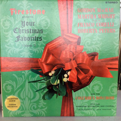Various - Firestone Presents Your Christmas Favorites Volume 3 (VINYL) | Excellent (EX) Near Mint (NM)