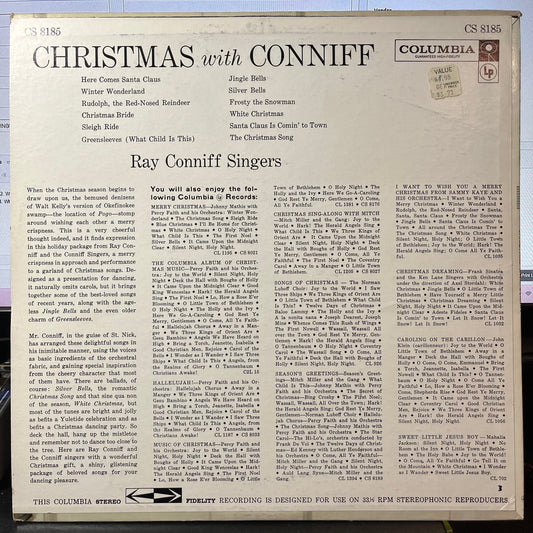 Ray Conniff And The Singers - Christmas With Conniff (VINYL) | Excellent (EX) Excellent (EX)