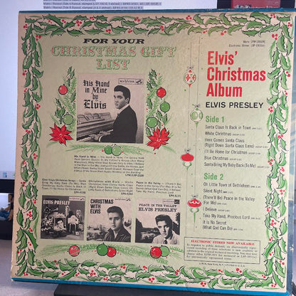 Elvis Presley - Elvis' Christmas Album (VINYL) | Excellent (EX) Very Good Plus (VG+)