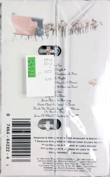 Mariah Carey - Merry Christmas (CASSETTE) | Excellent (EX) Excellent (EX)