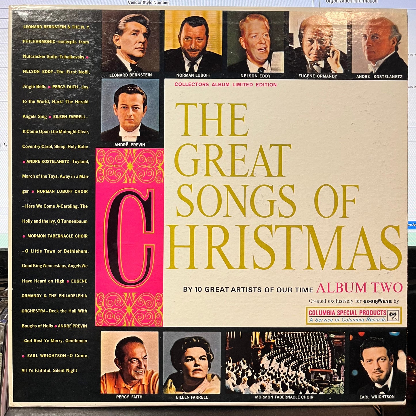 Various - The Great Songs Of Christmas Album Two (VINYL) | Near Mint (NM or M-)