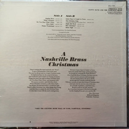 Danny Davis & The Nashville Brass - Christmas (VINYL) | Near Mint (NM or M-)