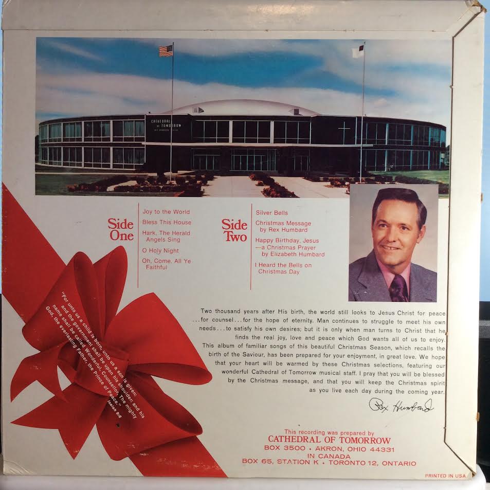 Rex Humbard - Christmas Greetings (VINYL) | Near Mint (NM) Excellent (EX)