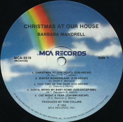 Barbara Mandrell - Christmas At Our House (VINYL) | Near Mint (NM or M-) Near Mint (NM)