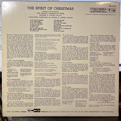The Spirit Of Christmas: Christmas Carols Sung By The Mormon Tabernacle Choir (VINYL) | Near Mint (NM or M-)