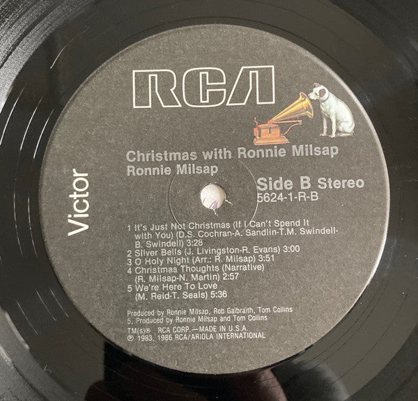 Ronnie Milsap - Christmas With Ronnie Milsap (VINYL) | Near Mint (NM or M-) Near Mint (NM)