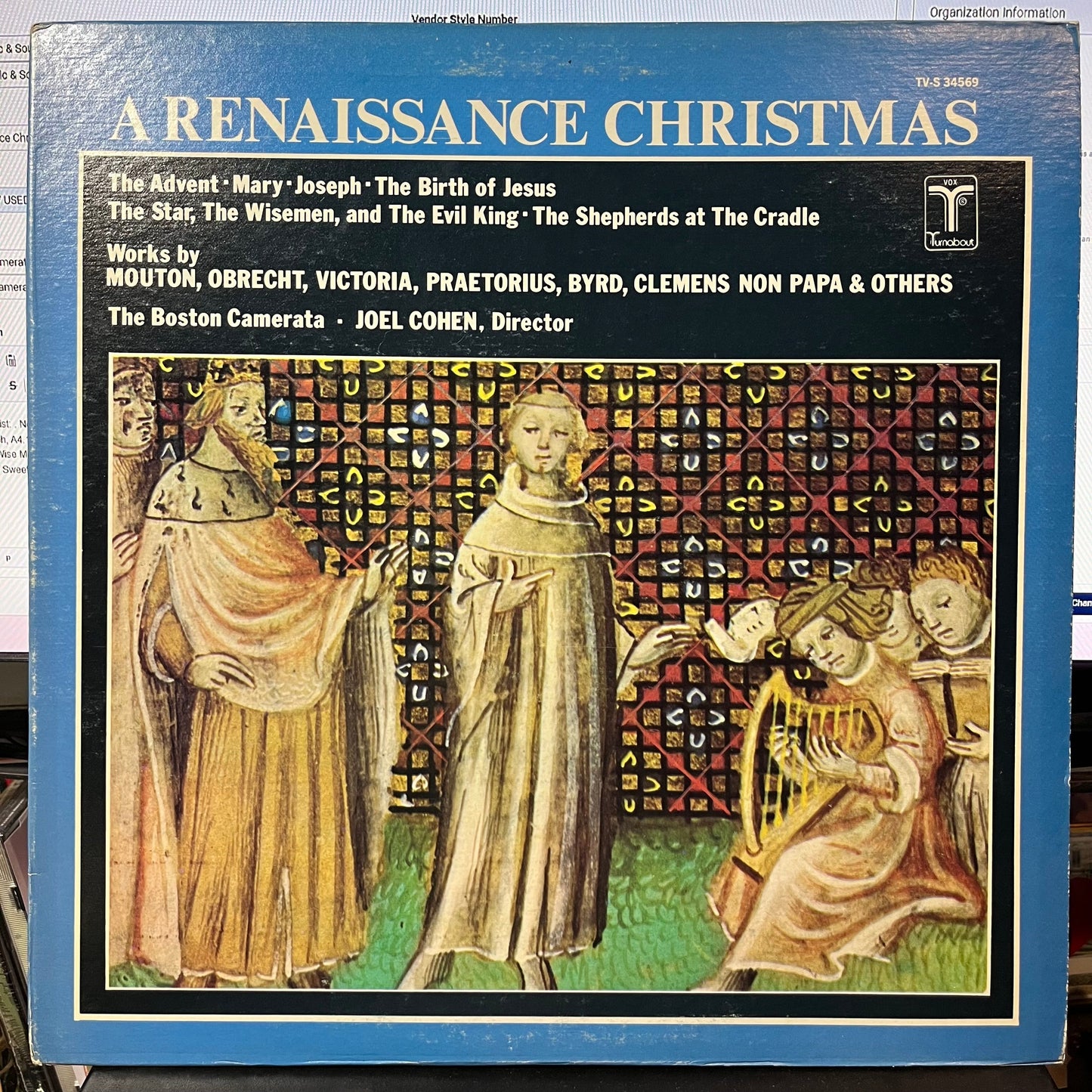 Boston Camerata - A Renaissance Christmas (VINYL) | Near Mint (NM or M-)