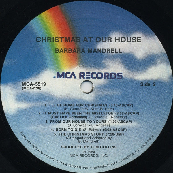 Barbara Mandrell - Christmas At Our House (VINYL) | Near Mint (NM or M-) Near Mint (NM)