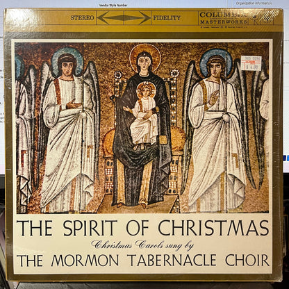 The Spirit Of Christmas: Christmas Carols Sung By The Mormon Tabernacle Choir (VINYL) | Near Mint (NM or M-)