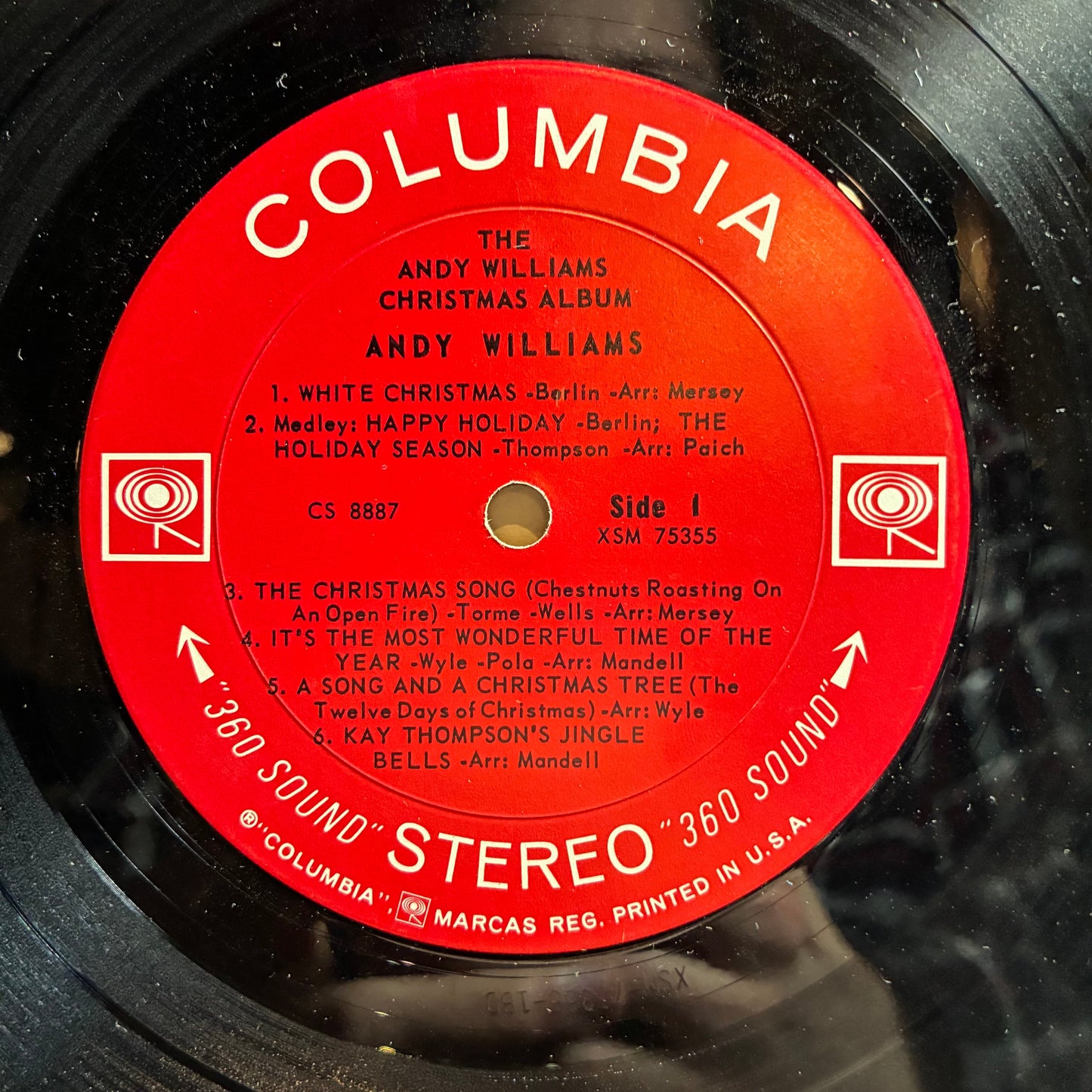 Andy Williams - The Andy Williams Christmas Album (VINYL) | Very Good Plus (VG+) Very Good Plus (VG+)