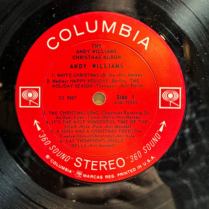 Andy Williams - The Andy Williams Christmas Album (VINYL) | Very Good Plus (VG+) Very Good Plus (VG+)