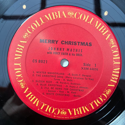 Johnny Mathis - Merry Christmas (VINYL) | Very Good Plus (VG+) Very Good Plus (VG+)
