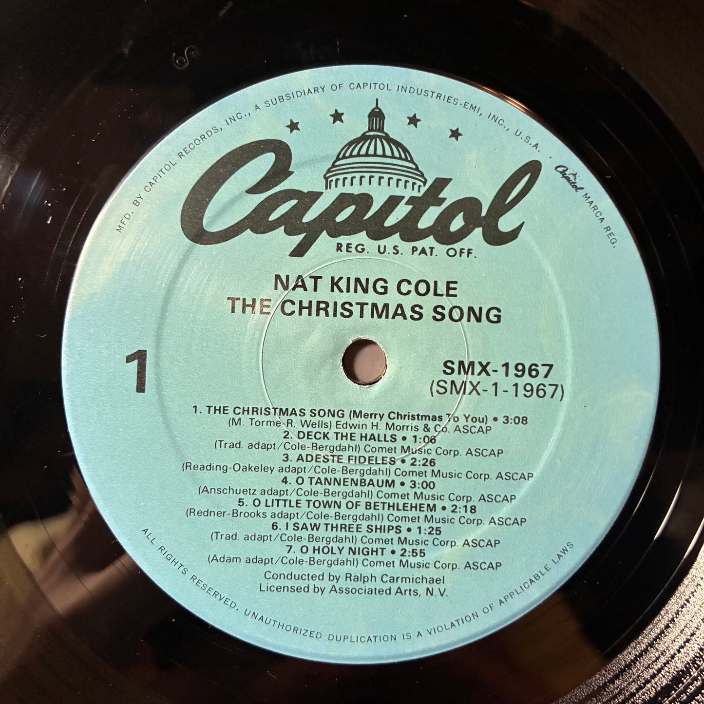 Nat King Cole - The Christmas Song (VINYL) | Very Good Plus (VG+) Very Good Plus (VG+)