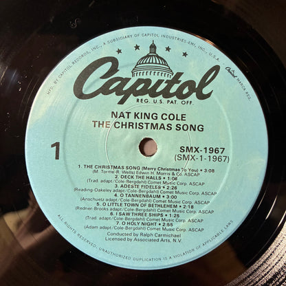 Nat King Cole - The Christmas Song (VINYL) | Very Good Plus (VG+) Very Good Plus (VG+)