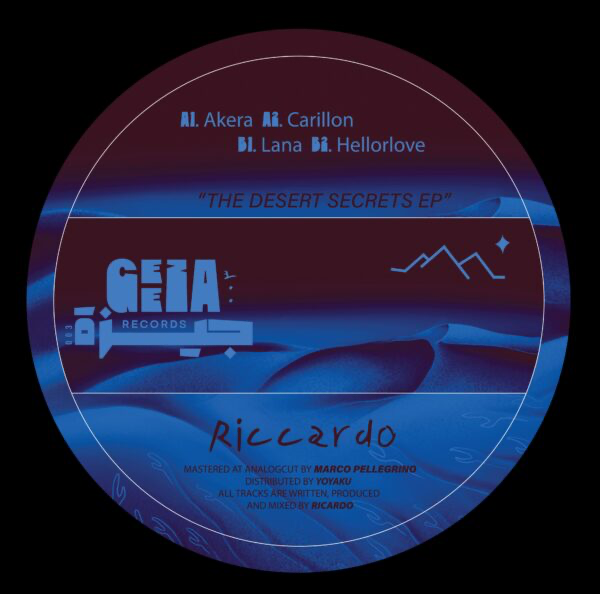 Riccardo - (PRESALE) The Desert Secrets EP (VINYL) | Mint (M) Mint (M)