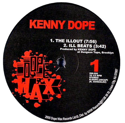 Kenny "Dope" Gonzalez - The Illout (VINYL) | Very Good (VG) Generic