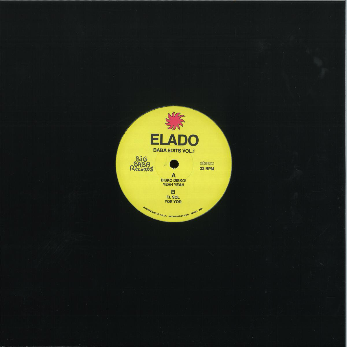 Elado - Baba Edits Vol 1 (VINYL) | Mint (M) Mint (M)