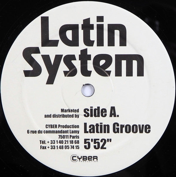 Latin System - Latin Groove / Tell Me (12") | Very Good (VG) Generic