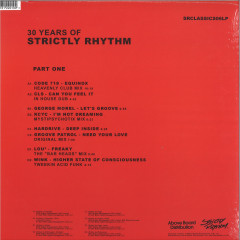 Various - 30 Years Of Strictly Rhythm - Part One (2xRED VINYL)[Repress] |