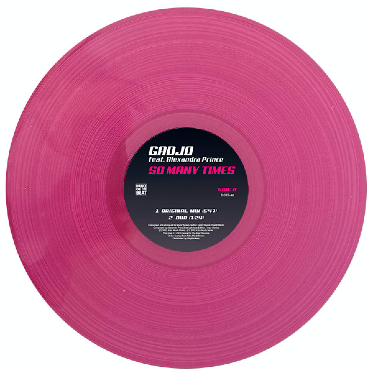 Gadjo feat. Alexandra Prince - So Many Times (PINK VINYL) | Mint (M) Mint (M)