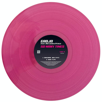 Gadjo feat. Alexandra Prince - So Many Times (PINK VINYL) | Mint (M) Mint (M)