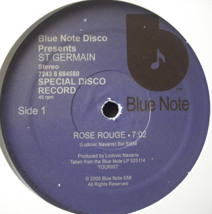 St Germain - Rose Rouge (BLUE VINYL) | Mint (M) Generic