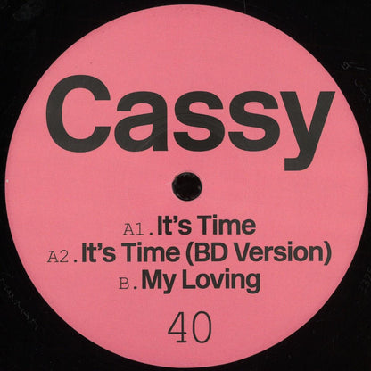 Cassy - It's Time (VINYL 12") | Mint (M) Mint (M)