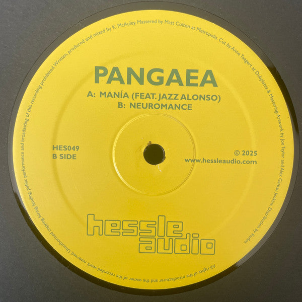 Pangaea - Manía (VINYL 12") | Mint (M) Mint (M)