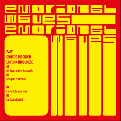 Giorgio Disorder - La funk Insoumise (VINYL) | Mint (M) Mint (M)
