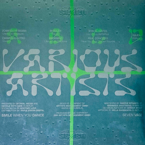 Various - Seven Various Artists 02 (2xTRANSPARENT VINYL) | Mint (M) Mint (M)