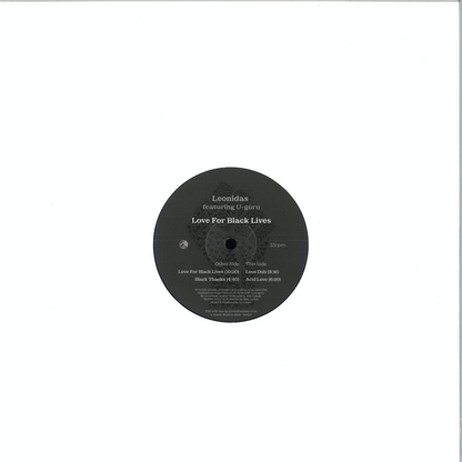 Leonidas featuring U-guru - Love For Black Lives (VINYL) | Mint (M) Mint (M)