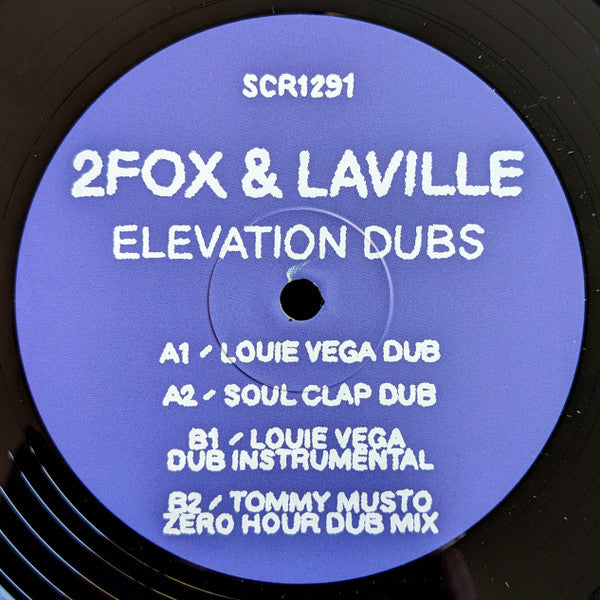 2fox & Laville - Elevation [Dubs] (VINYL) | Mint (M) Mint (M)