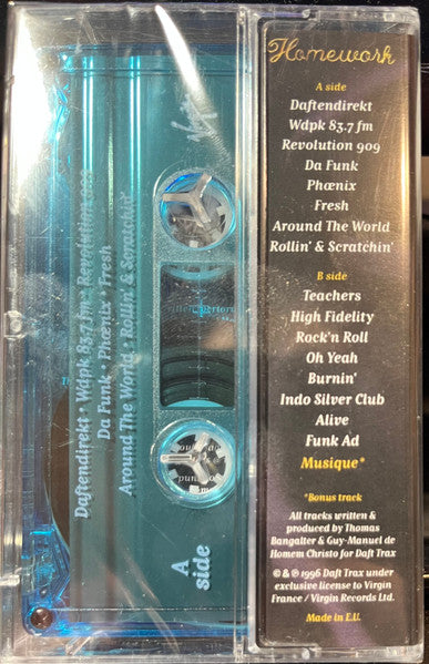 Daft Punk - Homework (UNOFFICIAL CASSETTE) | Mint (M) Mint (M)
