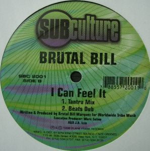 Brutal Bill - I Can Feel It (12" VINYL) | Excellent (EX) Excellent (EX)