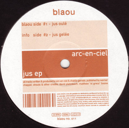 Jus EP (VINYL) | Excellent (EX)