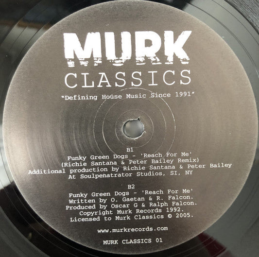 Funky Green Dogs - Reach For Me (Remixes)(VINYL) | Near Mint (NM or M-) Excellent (EX)