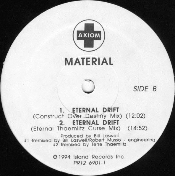 Material - Eternal Drift (12" VINYL) | Very Good Plus (VG+) Excellent+ (EX+)