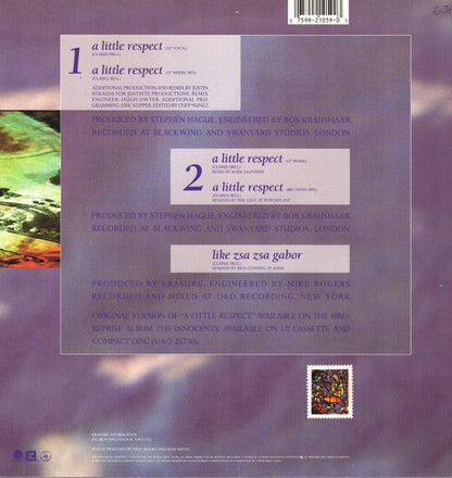 Erasure - A Little Respect (12" VINYL) | Very Good Plus (VG+) Very Good (VG)