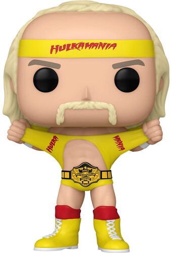 Hulk Hogan - Funko POP! WWE: Hulkamania Hulk Hogan with Belt (Vinyl Figure, Collectible) |