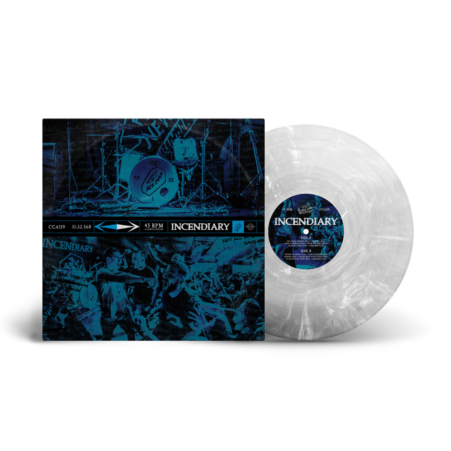 Incendiary - Product Of New York [Clear W/ White Marble] |