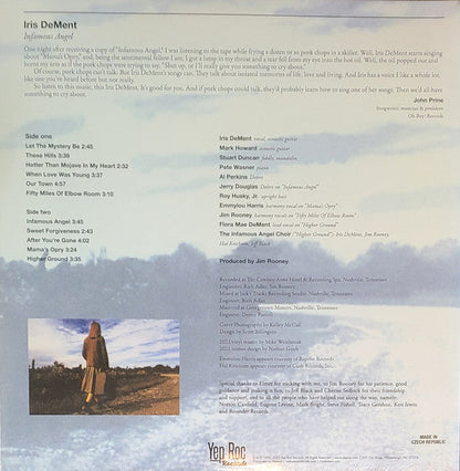 Iris DeMent - Infamous Angel (IEX: EARTHY BROWN VINYL) | Mint (M) Mint (M)