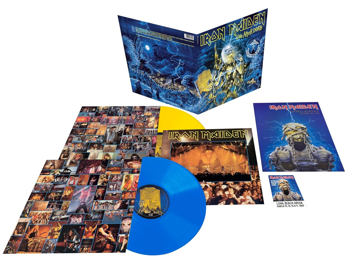 Iron Maiden - Live After Death: 40th Anniversary Edition (Limited Collector's Edition, Blue & Yellow Colored Vinyl) (2 Lp's) |