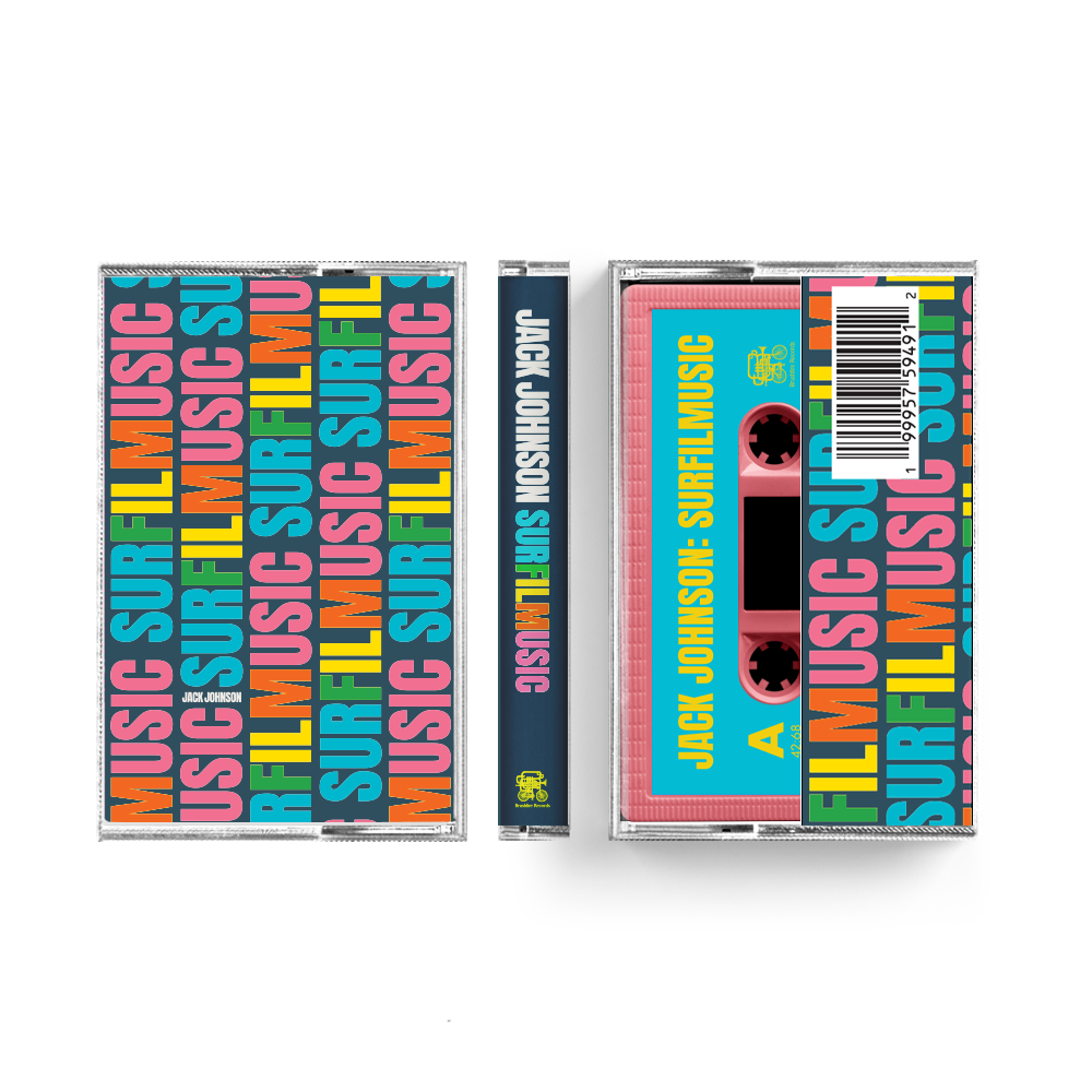 Jack Johnson - Surfilmusic (Soundtrack & 4-Tracks) [Cassette] | Mint (M) Mint (M)