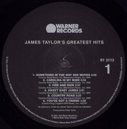 James Taylor - James Taylor's Greatest Hits (Vinyl) | Mint (M) Mint (M)