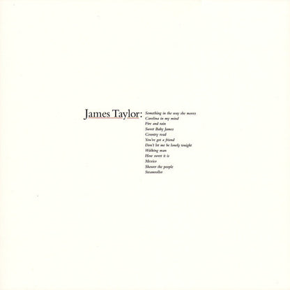 James Taylor - James Taylor's Greatest Hits (Vinyl) | Mint (M) Mint (M)