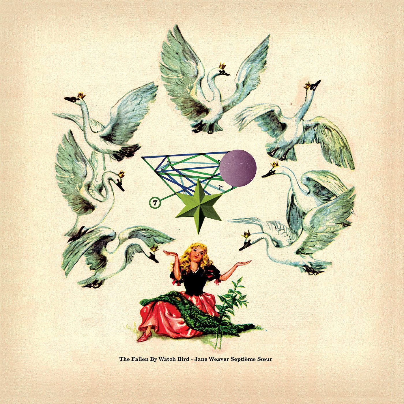 Jane Weaver - The Fallen By Watch Bird (2x Marine & Cream Vinyl) | Mint (M) Mint (M)