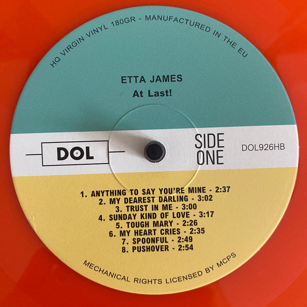 Etta James - At Last! (COLOR VINYL) | Mint (M) Mint (M)