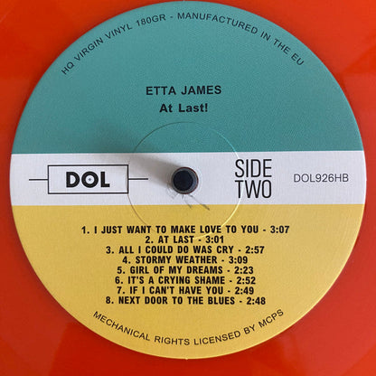 Etta James - At Last! (COLOR VINYL) | Mint (M) Mint (M)