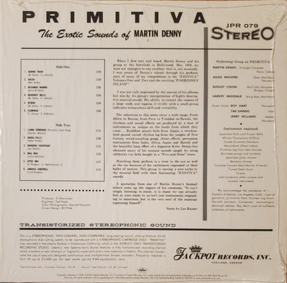 Martin Denny - Primitiva (Blue Translucent Swirl Vinyl) | Mint (M) Mint (M)